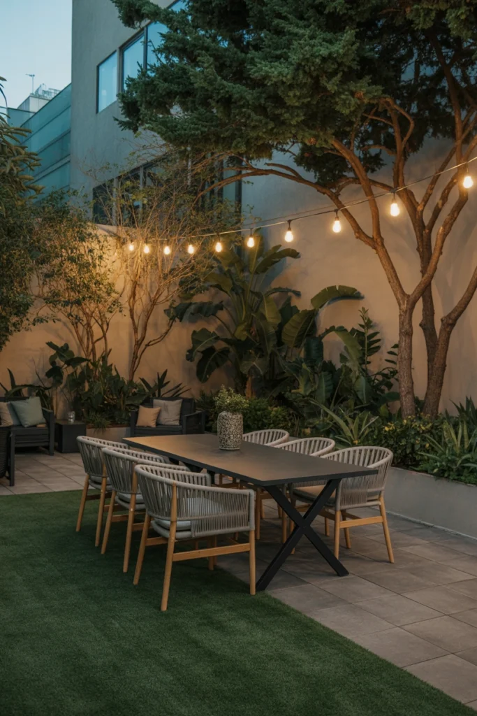 Backyard Dining Garden