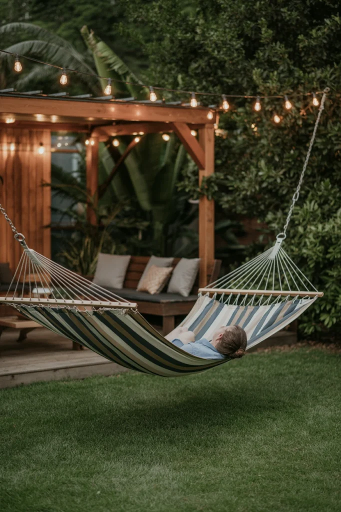 Backyard Hammock Garden