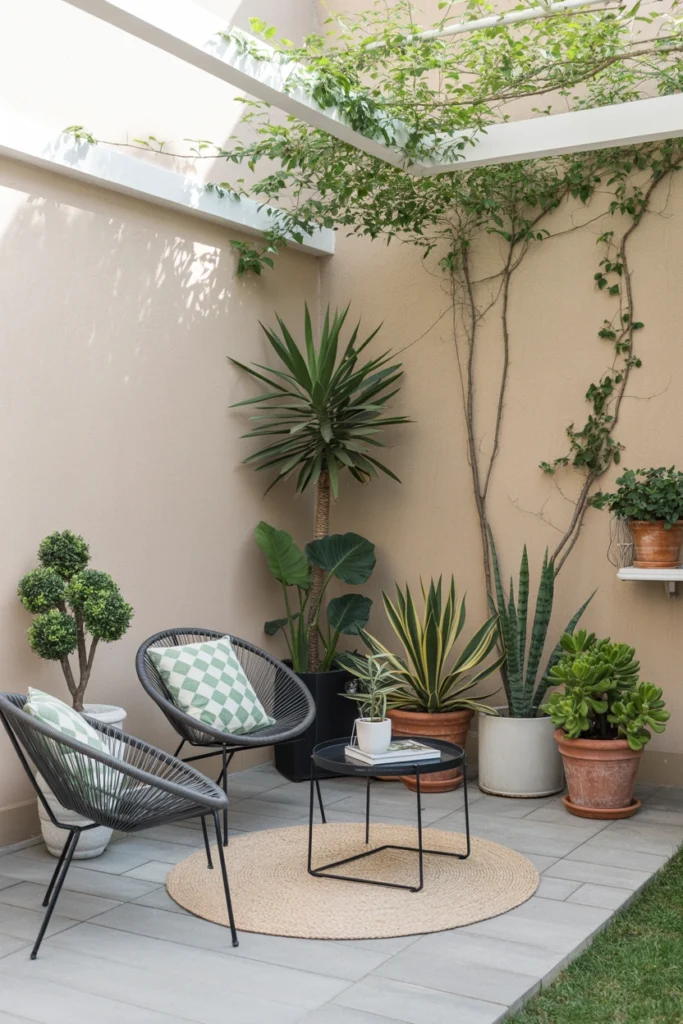 Backyard Patio Garden