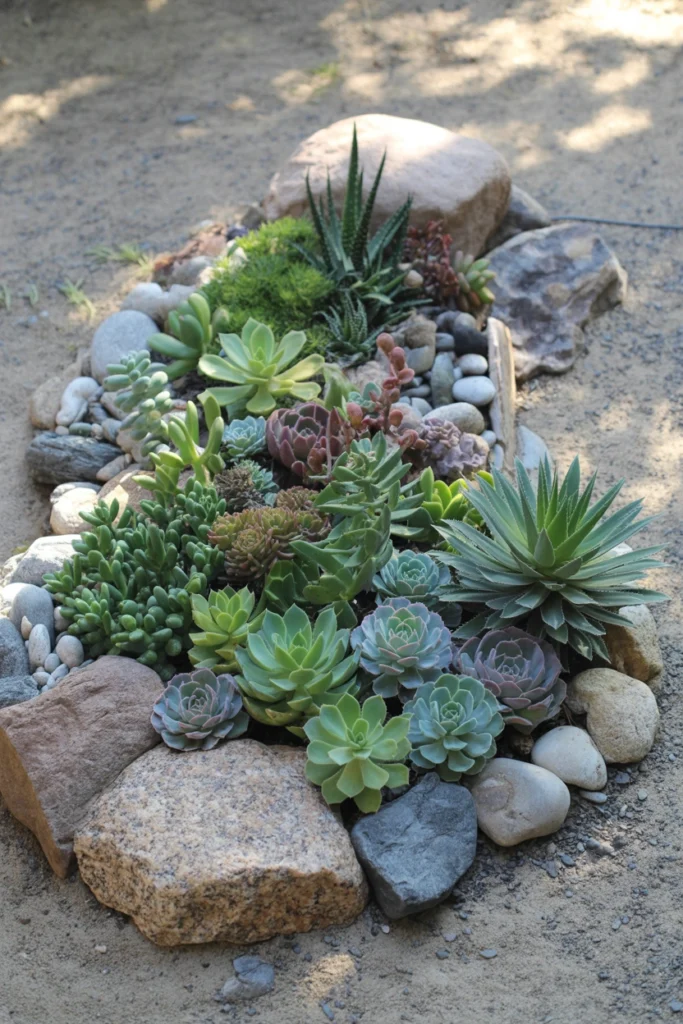 Backyard Rock Garden