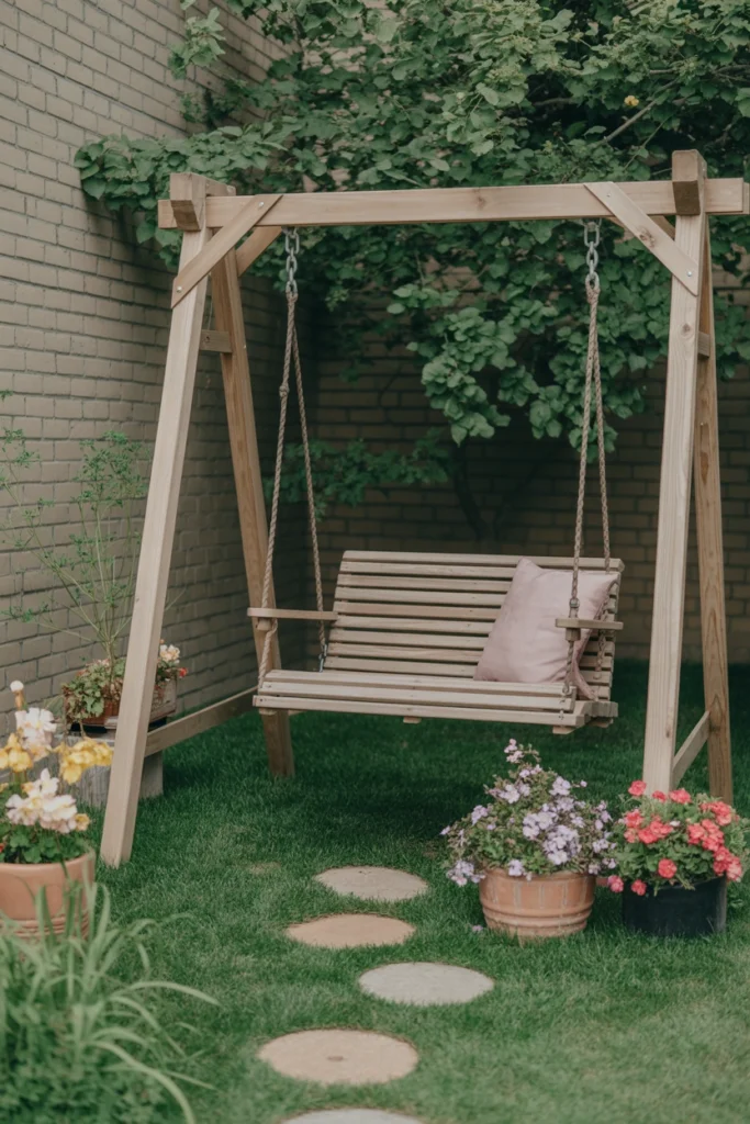 Backyard Swing Corner