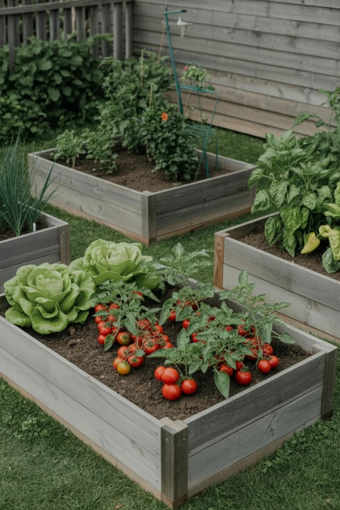 Backyard Vegetable Raised Beds
