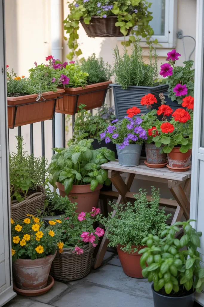Balcony Container Garden