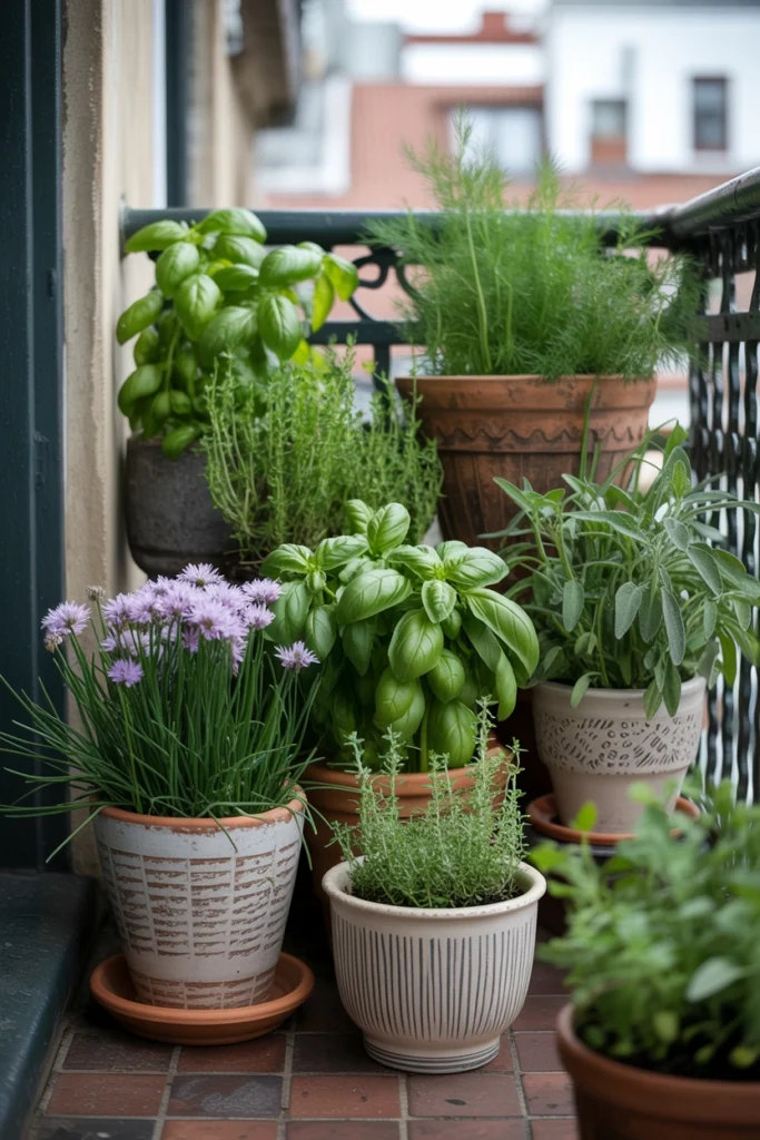 Balcony Herb Garden