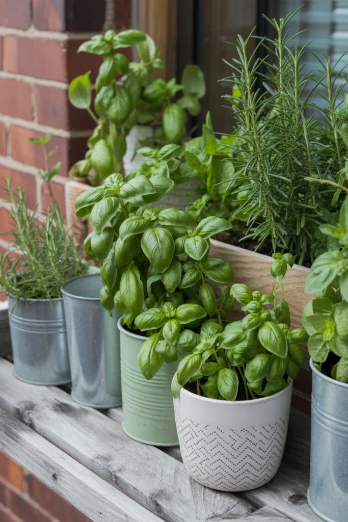 Balcony Herb Garden