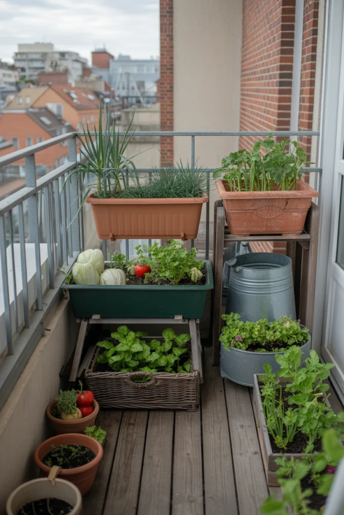 Balcony Vegetable Garden