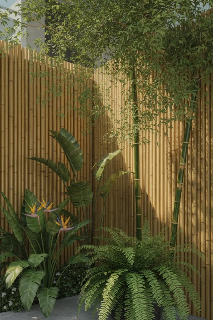 Bamboo Privacy Fence