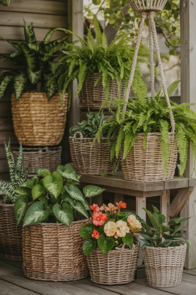 Boho Style Container Garden