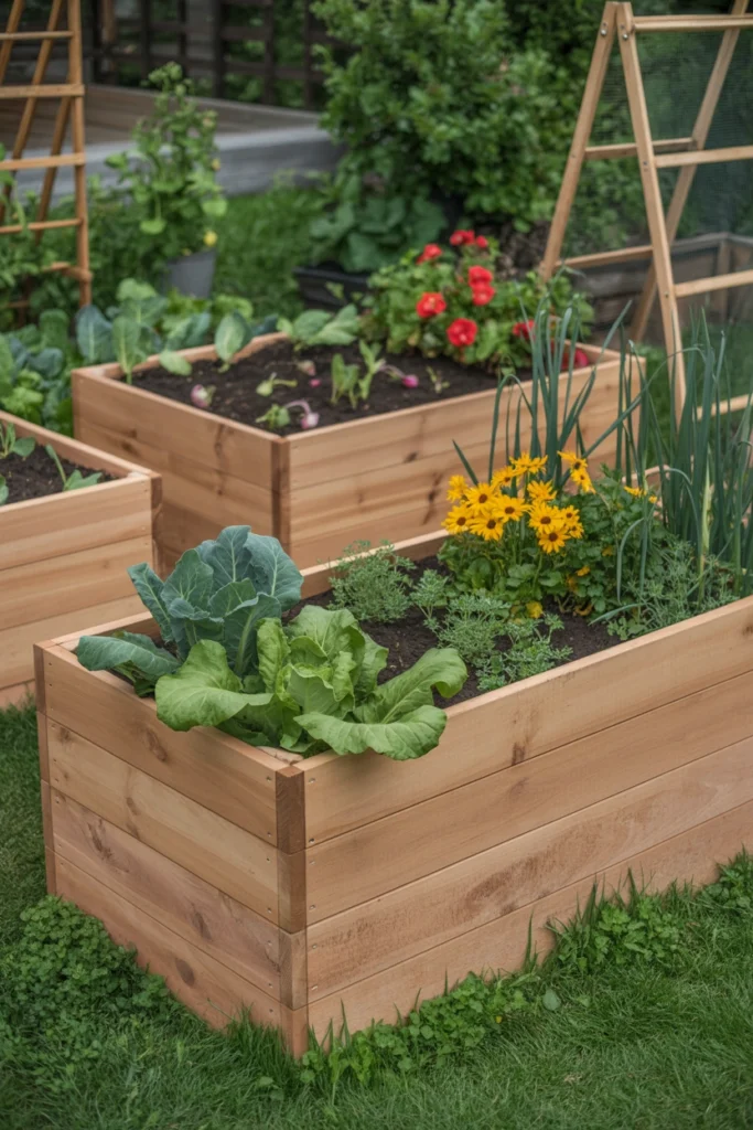 Cedar Wood Raised Beds