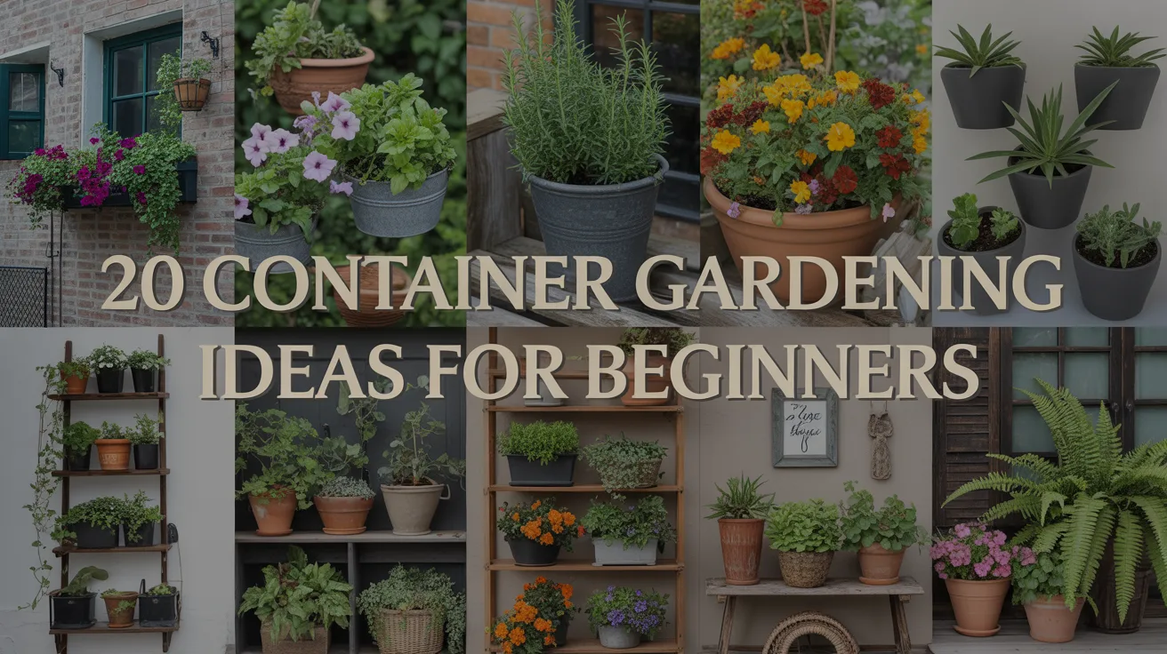 Container Gardening Ideas for Beginners