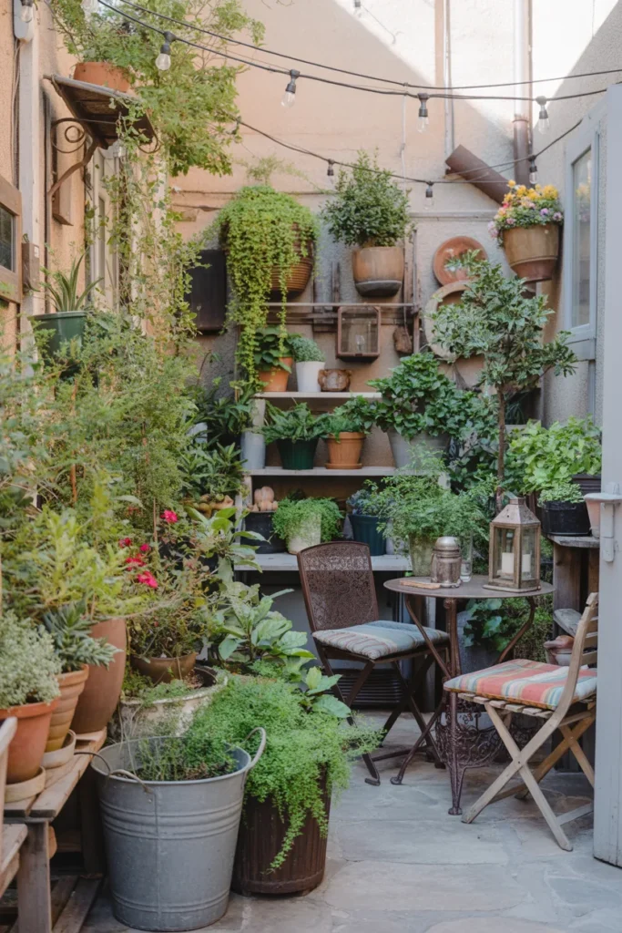 Cozy Courtyard Container Garden