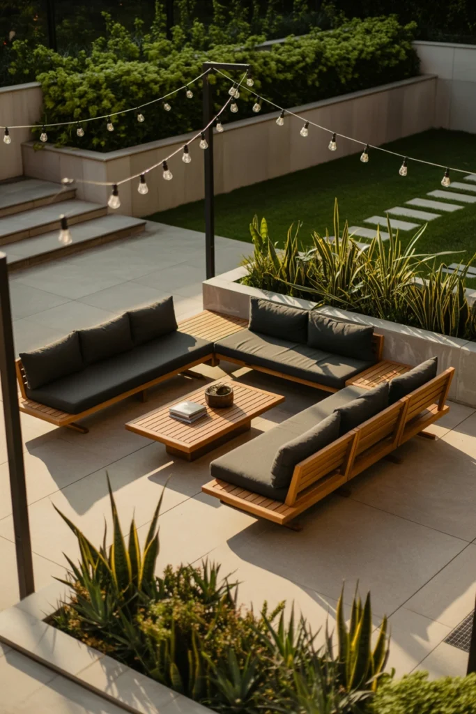 Cozy Outdoor Lounge Area