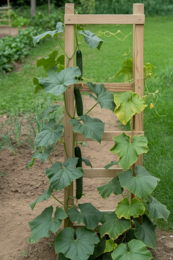 Cucumber Trellis Garden