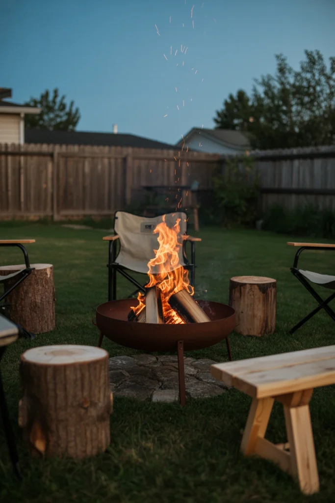 DIY Fire Pit Area