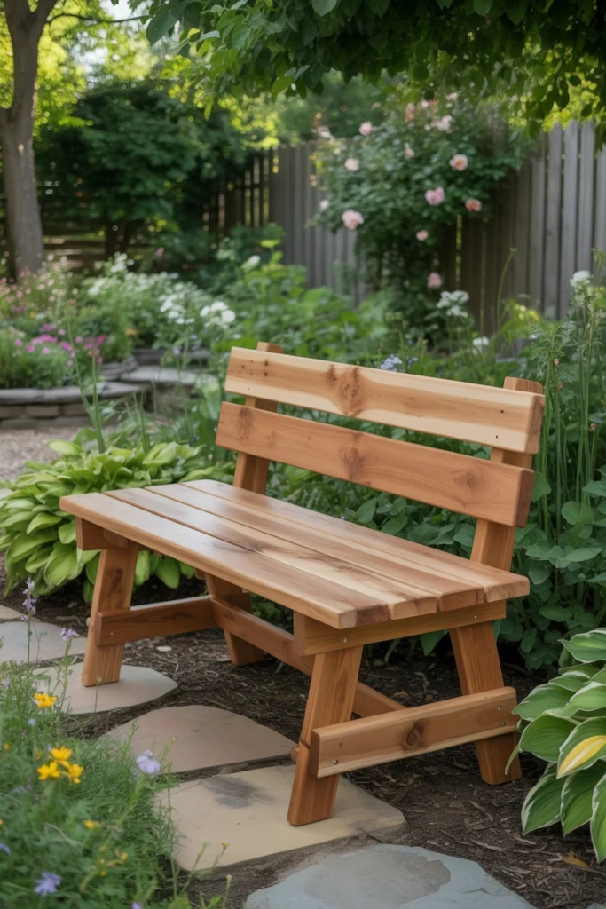 DIY Garden Bench