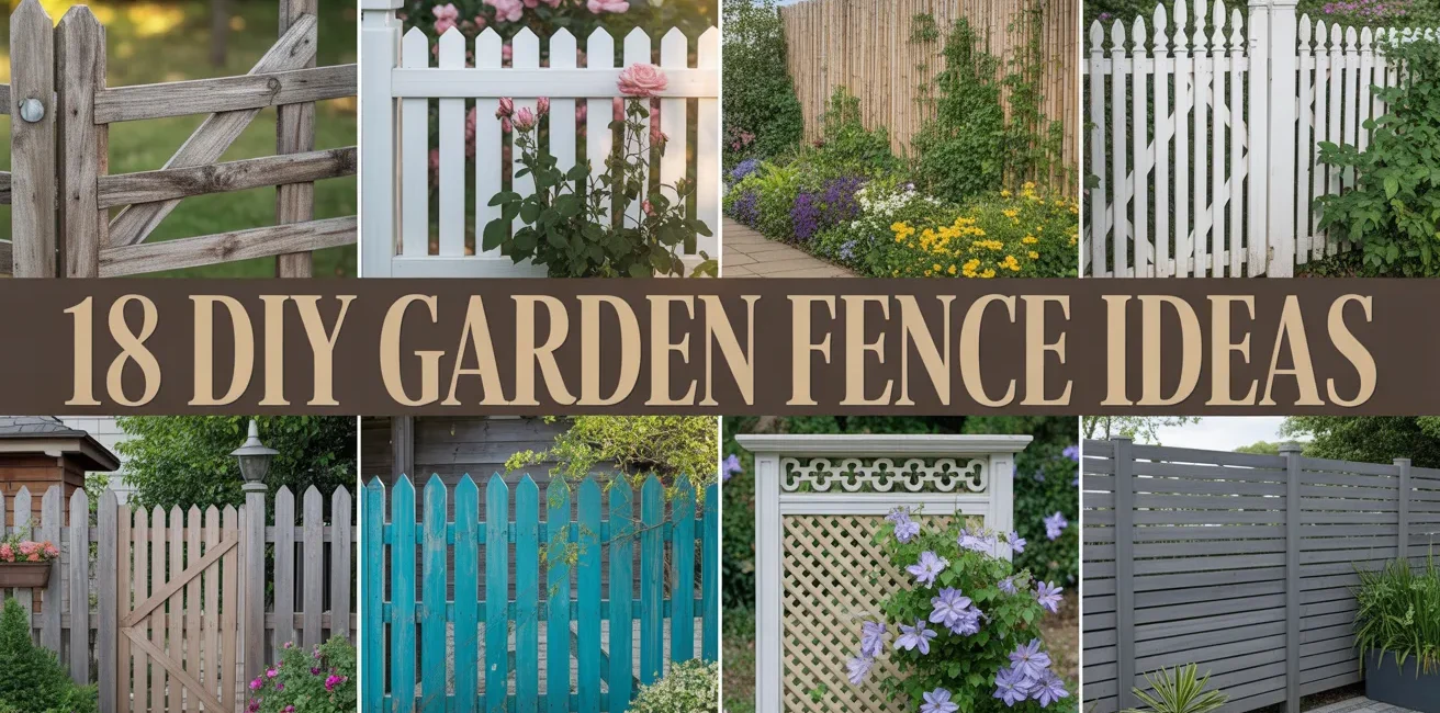 DIY Garden Fence Ideas