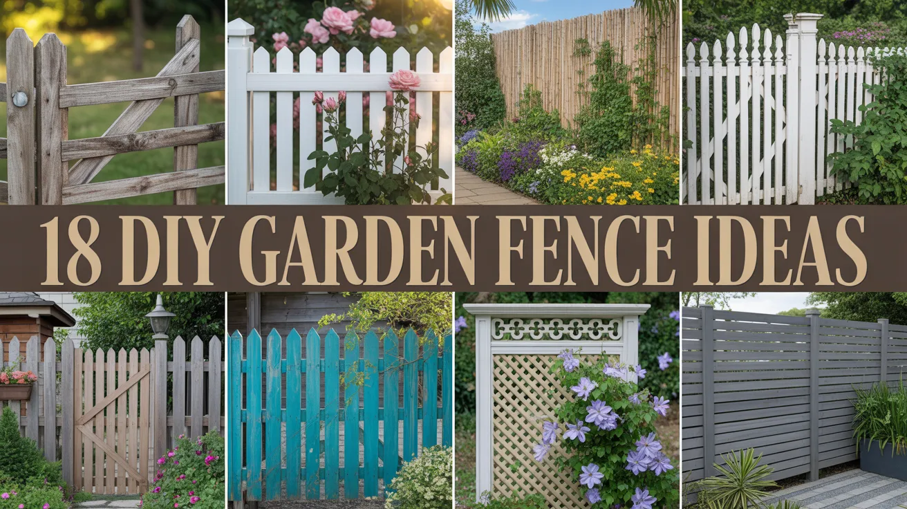 DIY Garden Fence Ideas