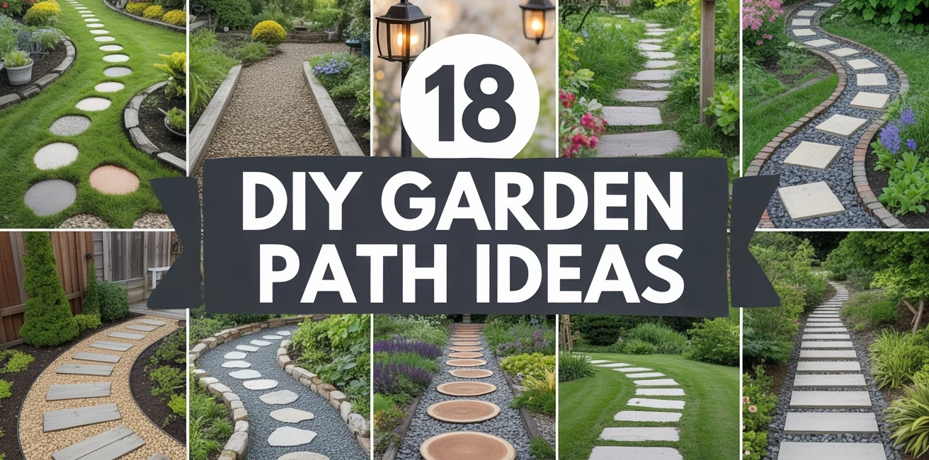 DIY Garden Path Ideas