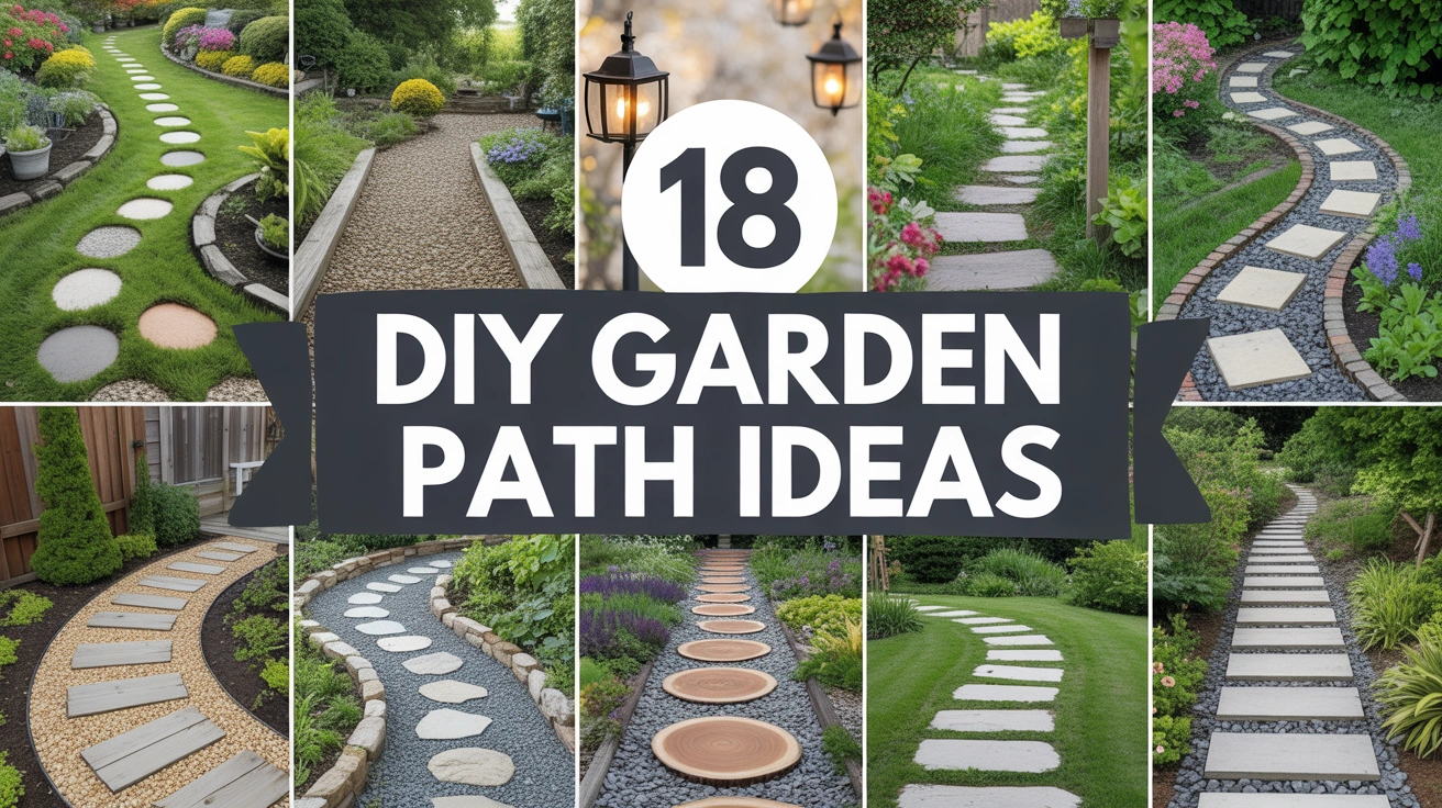DIY Garden Path Ideas