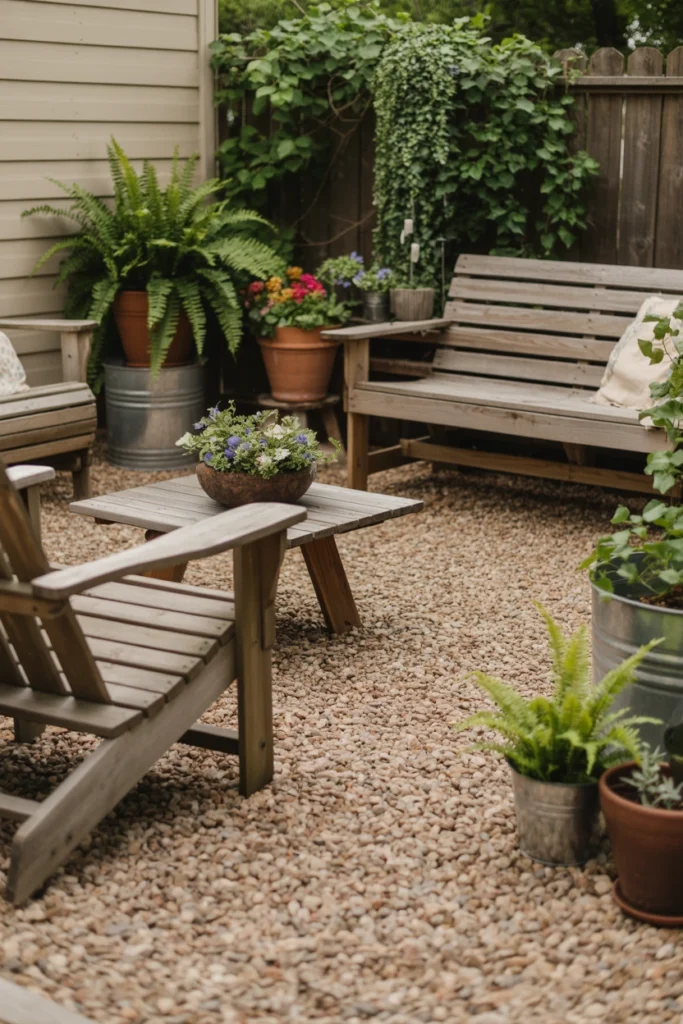 DIY Gravel Patio