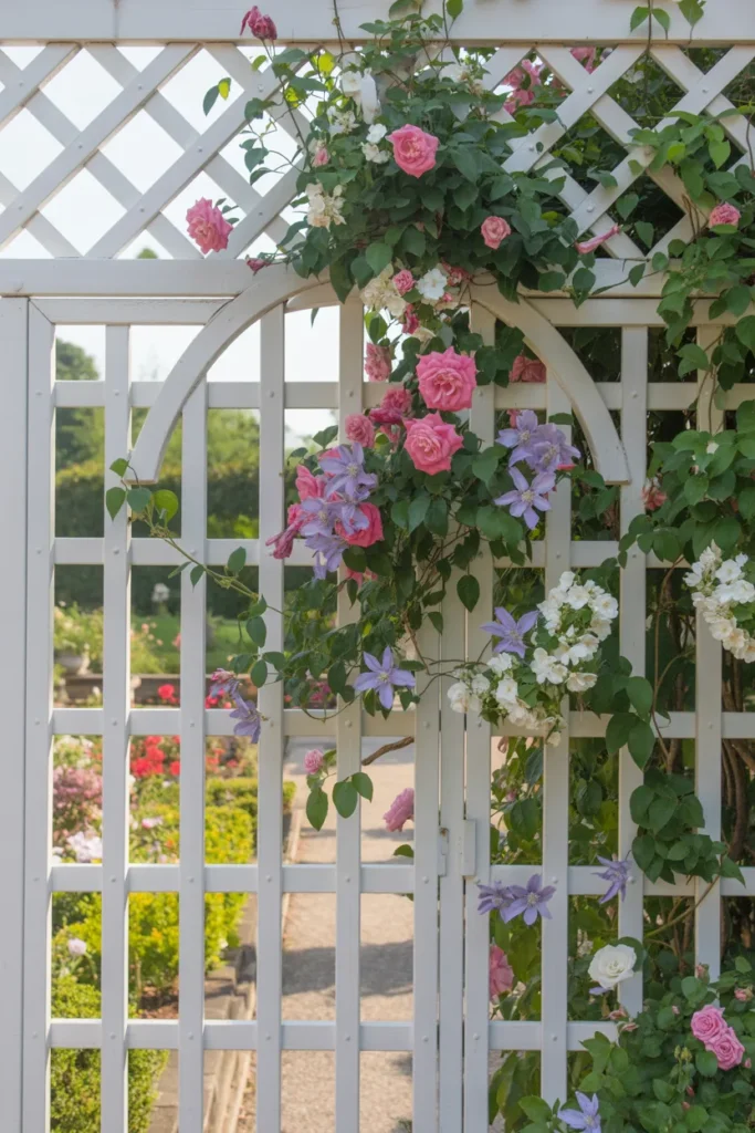 Decorative Lattice Fence