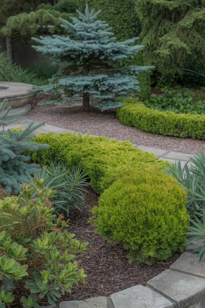 Evergreen Shrub Garden