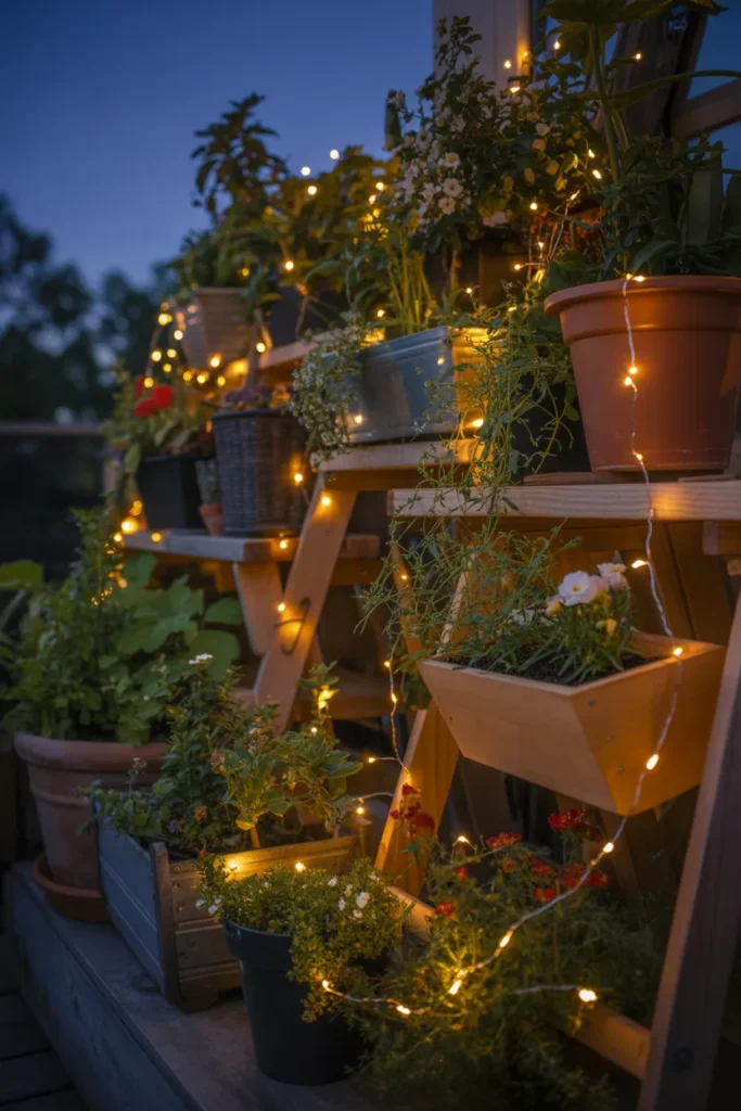 Fairy Light Container Garden