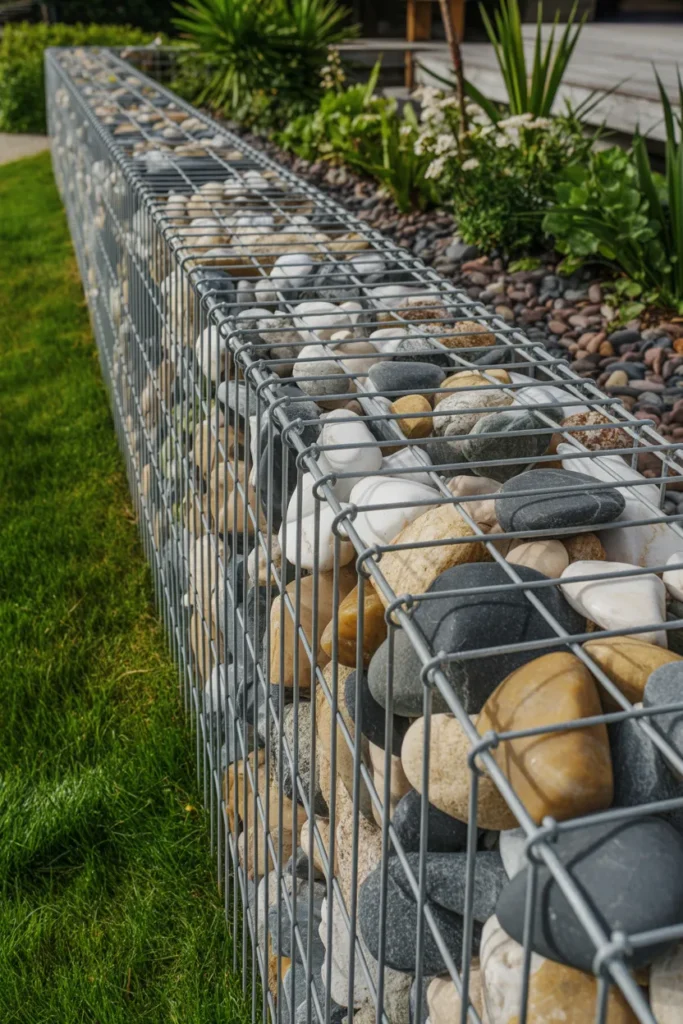 Gabion Garden Fence
