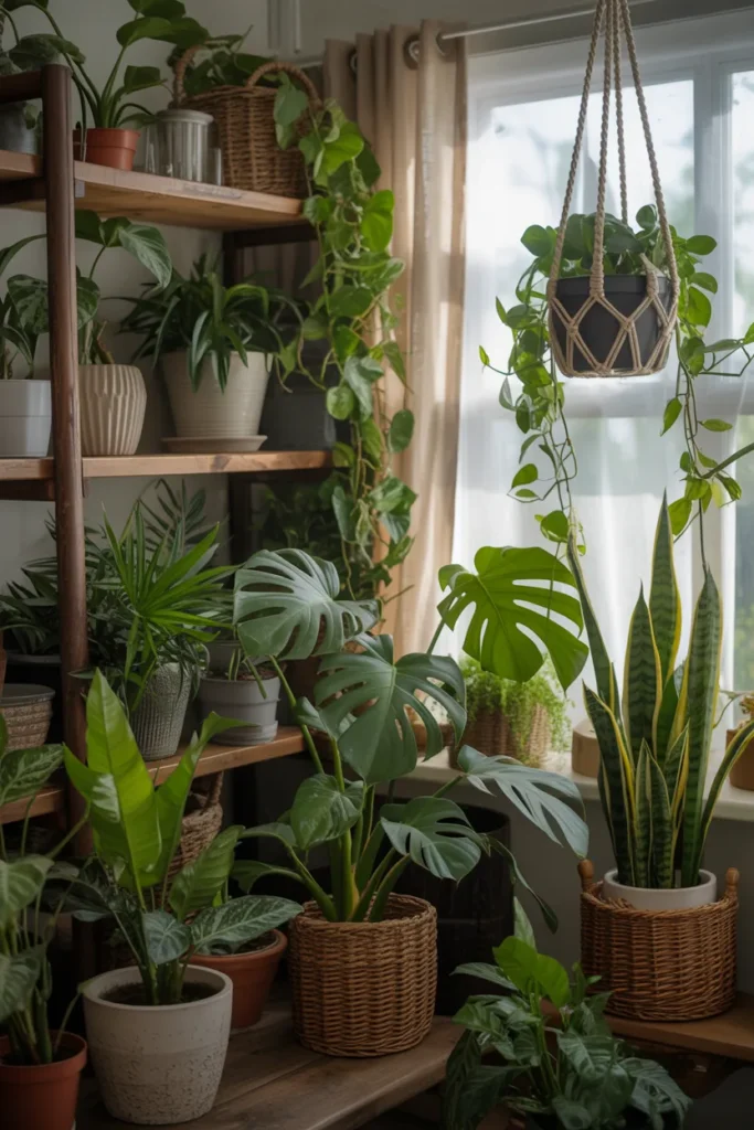 Indoor Container Plant Corner