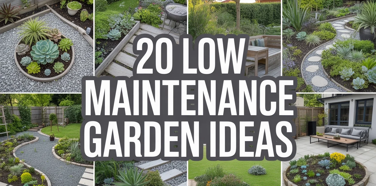 Low Maintenance Garden Ideas