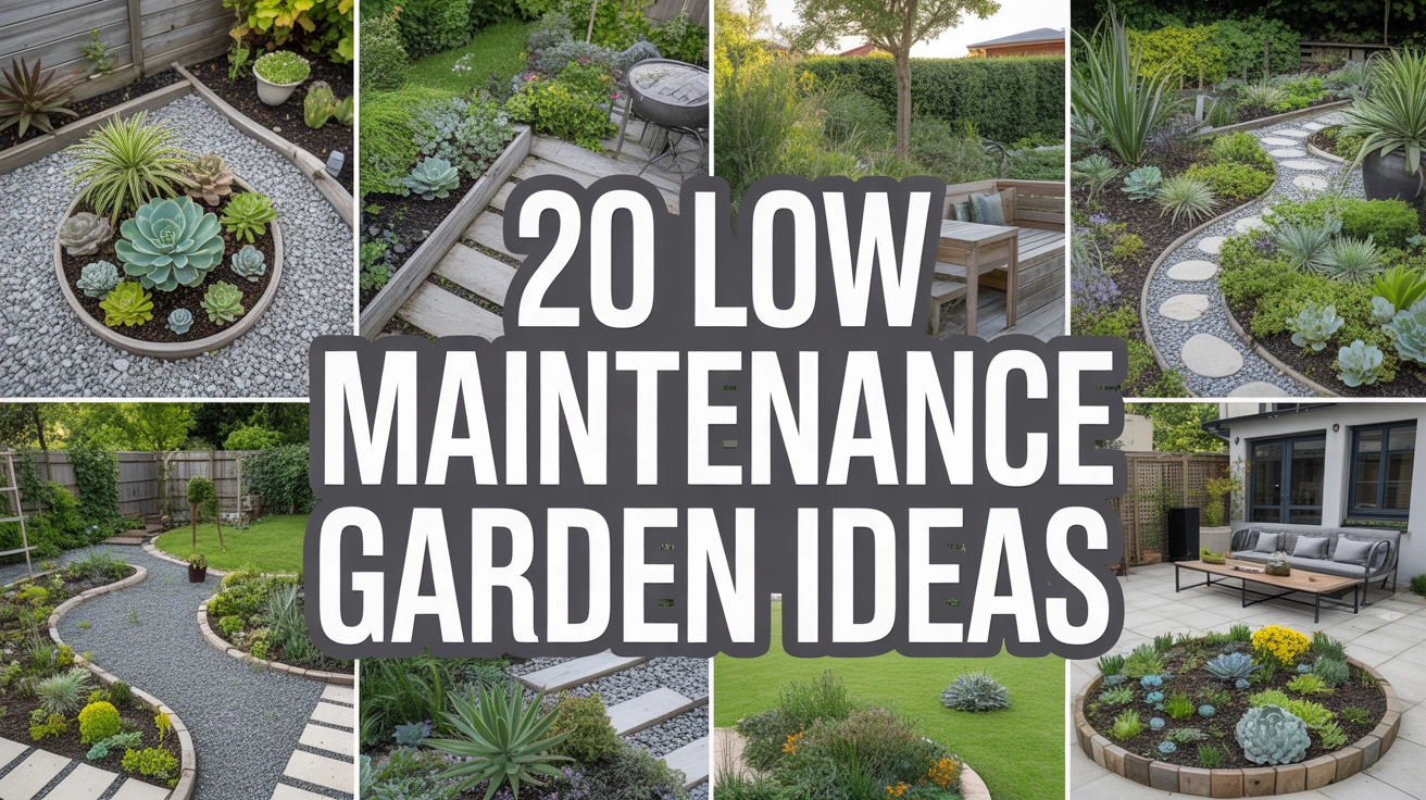 Low Maintenance Garden Ideas