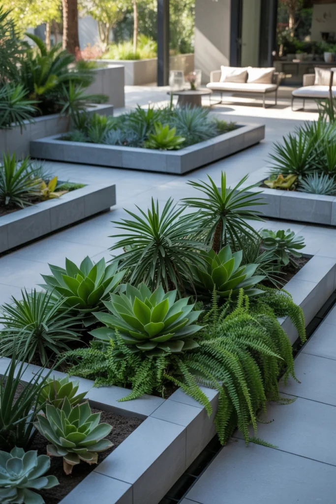 Minimal Concrete Planters