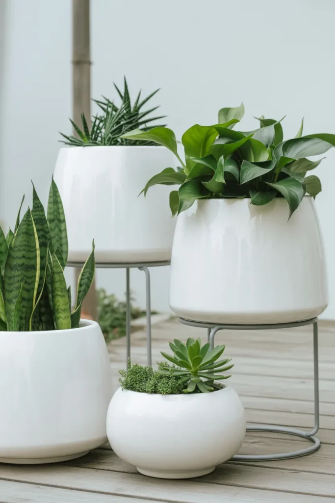 Minimal Modern Container Garden