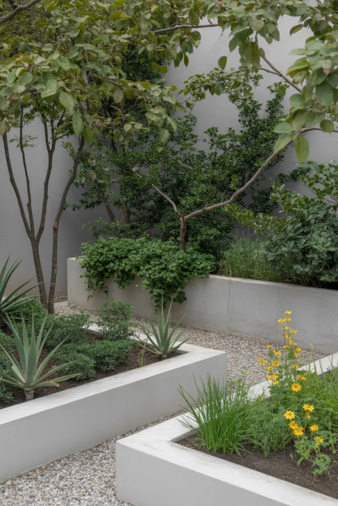 Minimal Modern Raised Beds