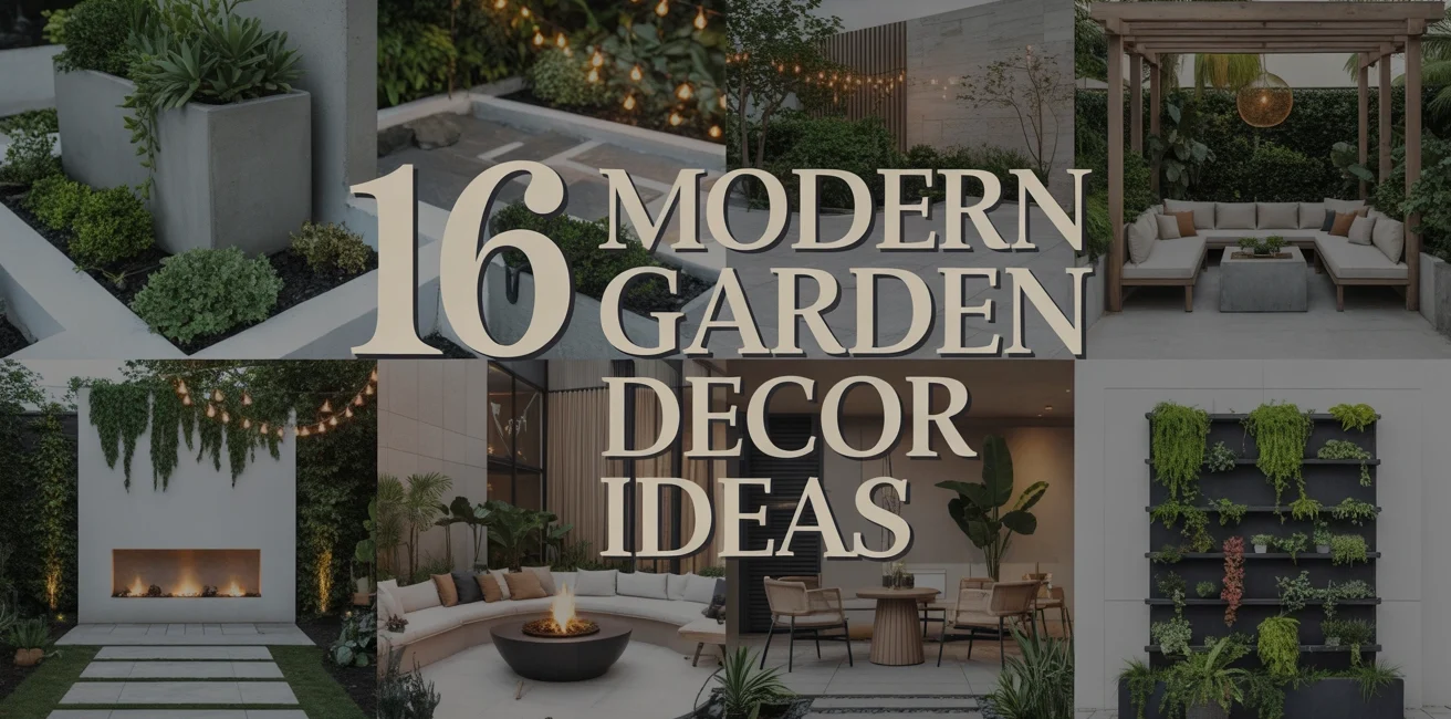 Modern Garden Decor Ideas