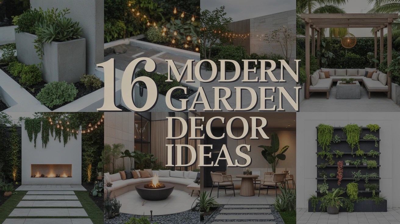 Modern Garden Decor Ideas