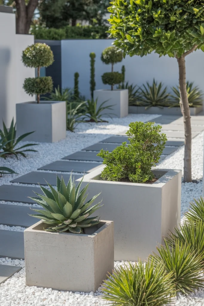 Modern Minimal Front Yard