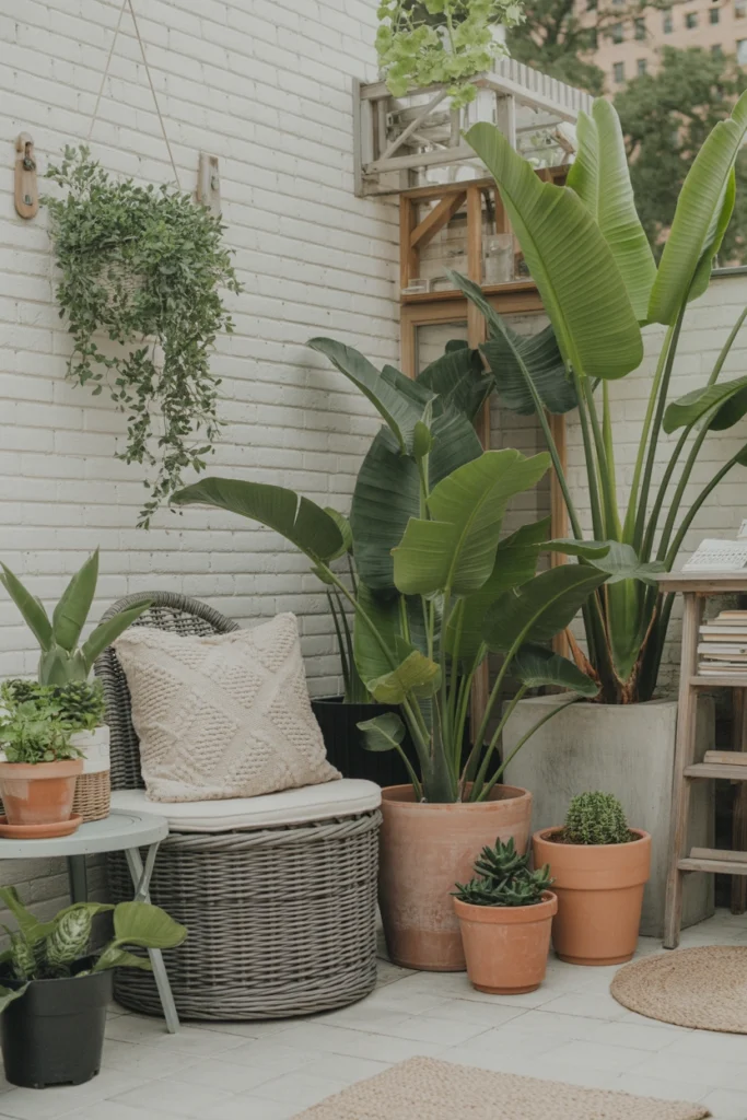 Potted Plant Garden Setup