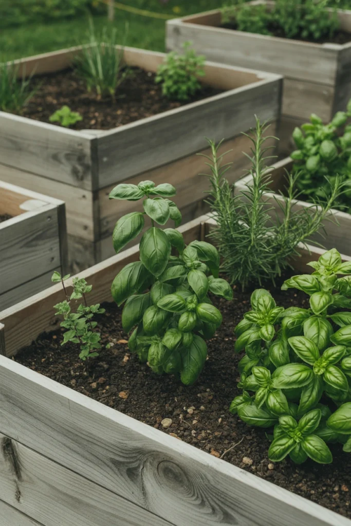 Raised Herb Garden Corner