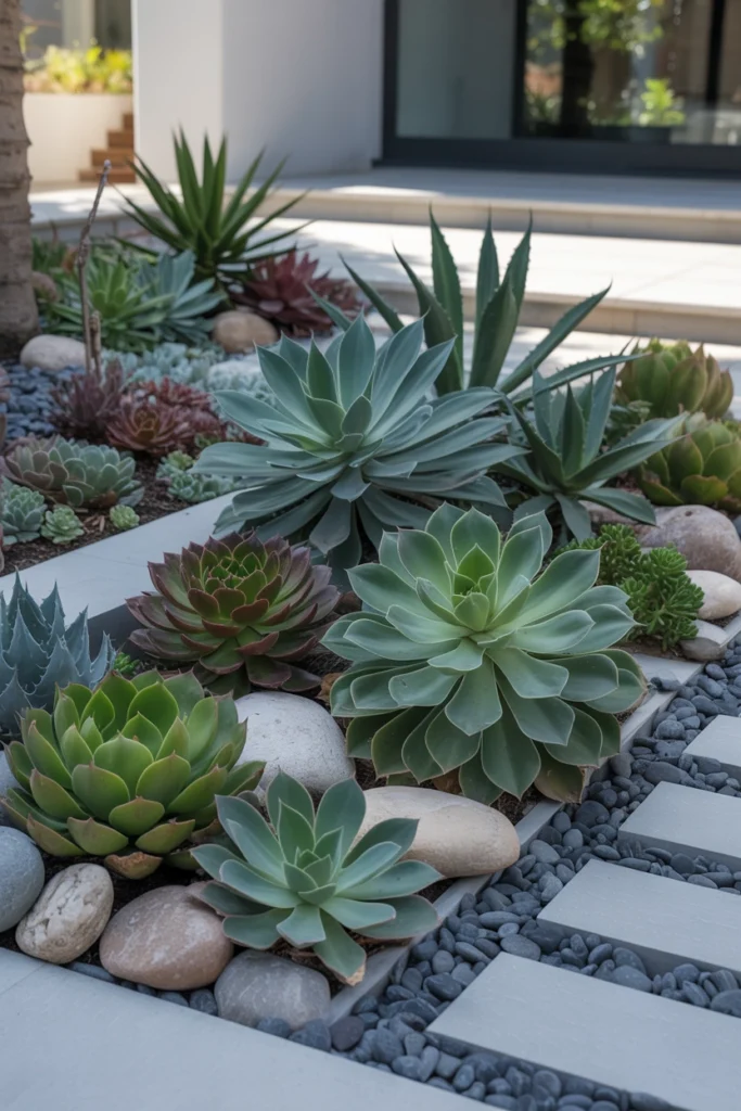 Succulent Front Yard Garden