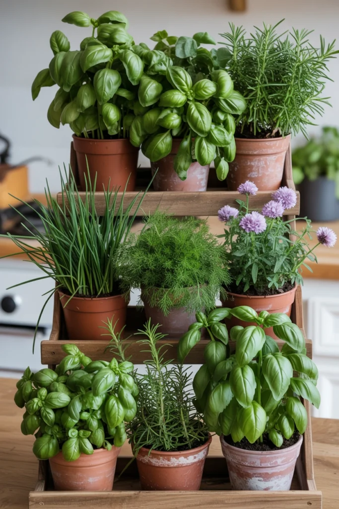 Tiered Herb Plant Stand