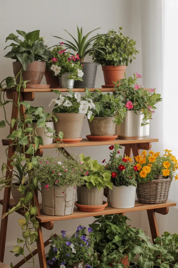 Tiered Plant Stand Garden