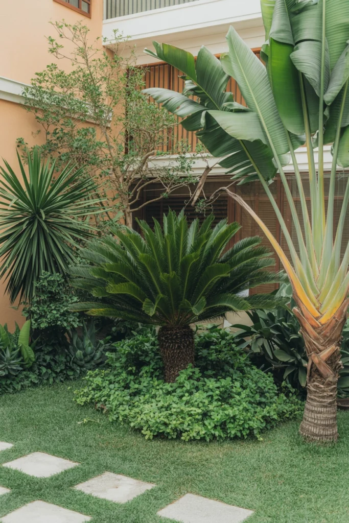 Tropical Backyard Garden