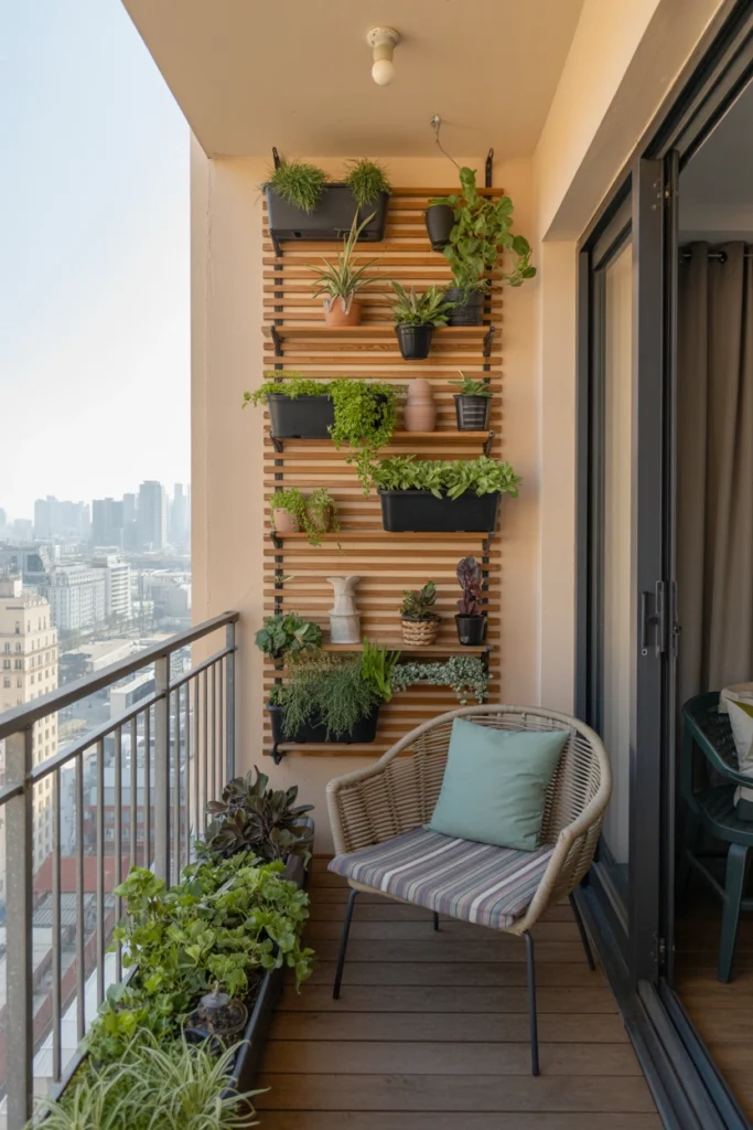 Vertical Balcony Garden Wall