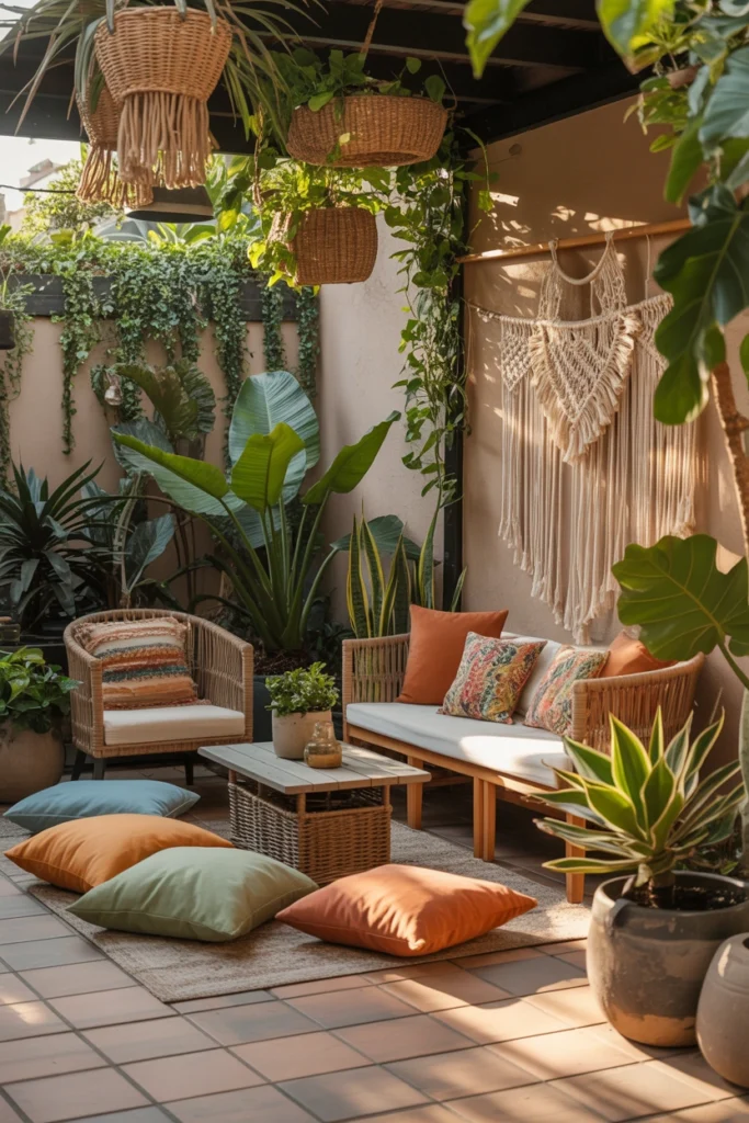 Boho Patio Garden