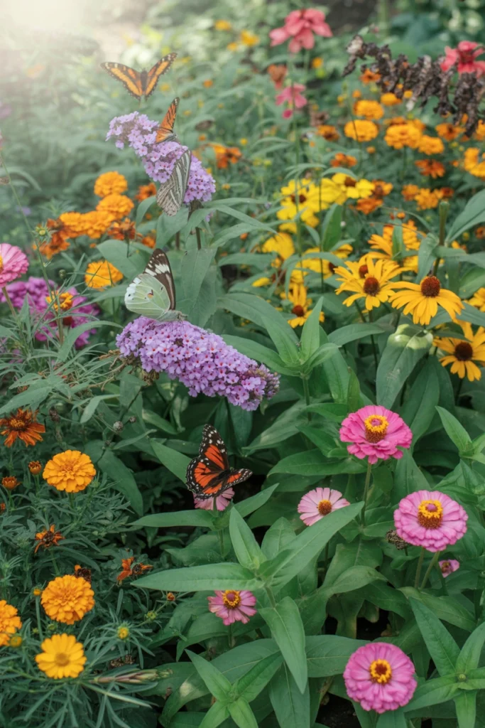Butterfly-Friendly Flower Garden