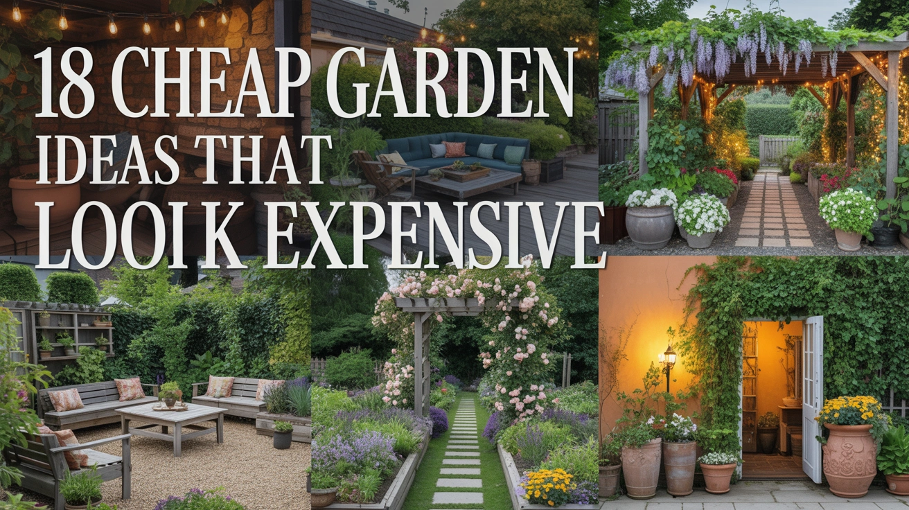 Cheap Garden Ideas That Look Expensive