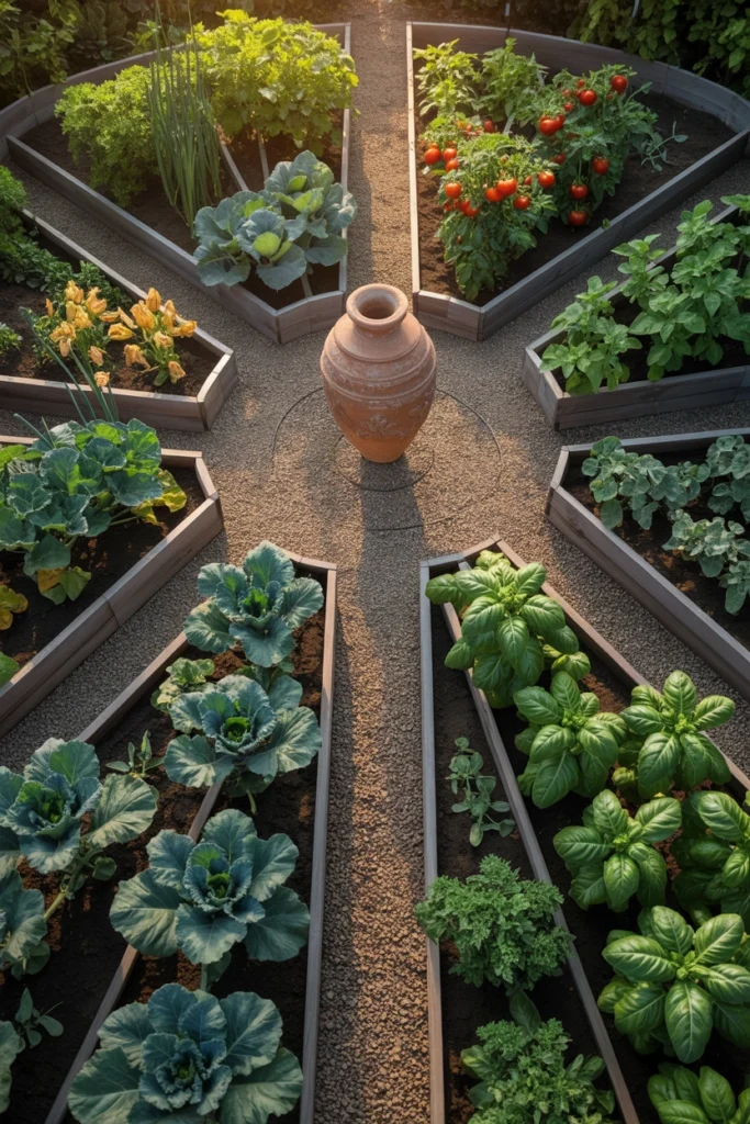 Circular Vegetable Garden