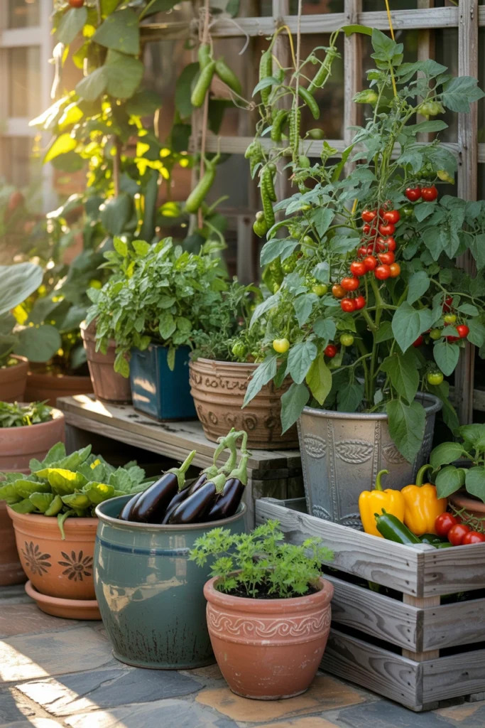 Container Vegetable Garden