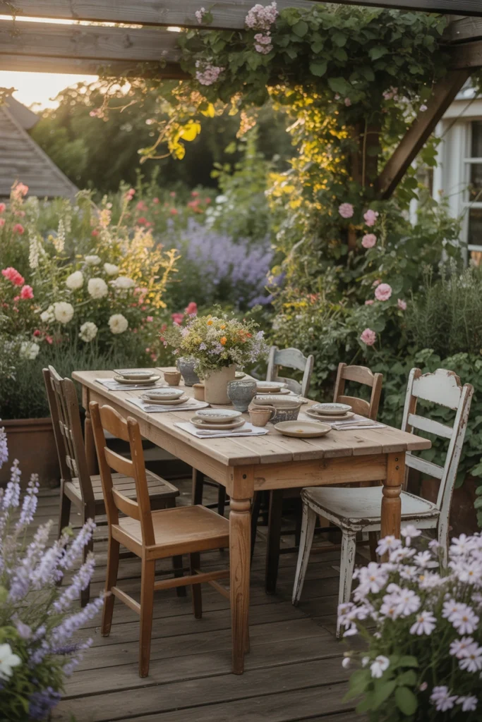 Cottage Garden Dining Area